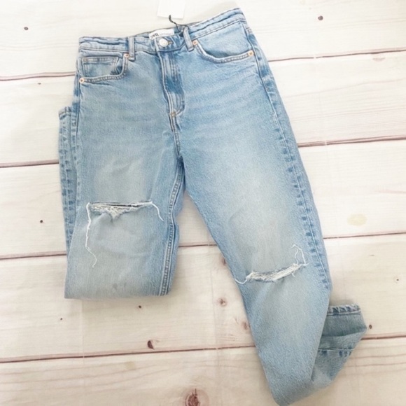 Zara Straight Leg Jeans NWT - Picture 2 of 6